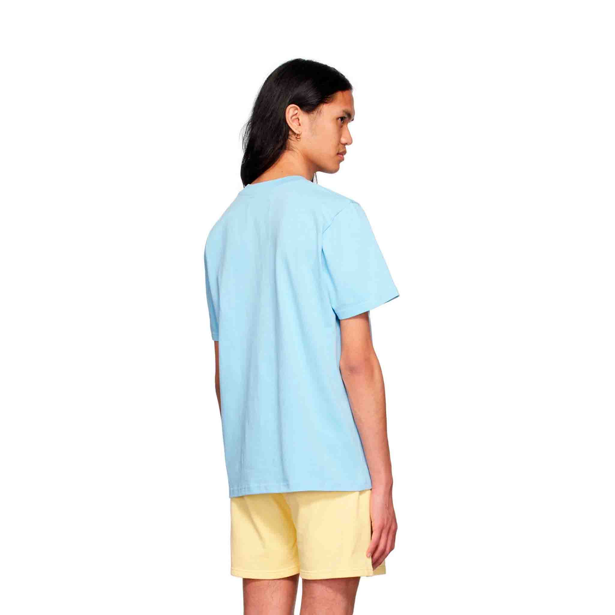 Second image of Casablanca - Blue Organic Cotton T-Shirt
