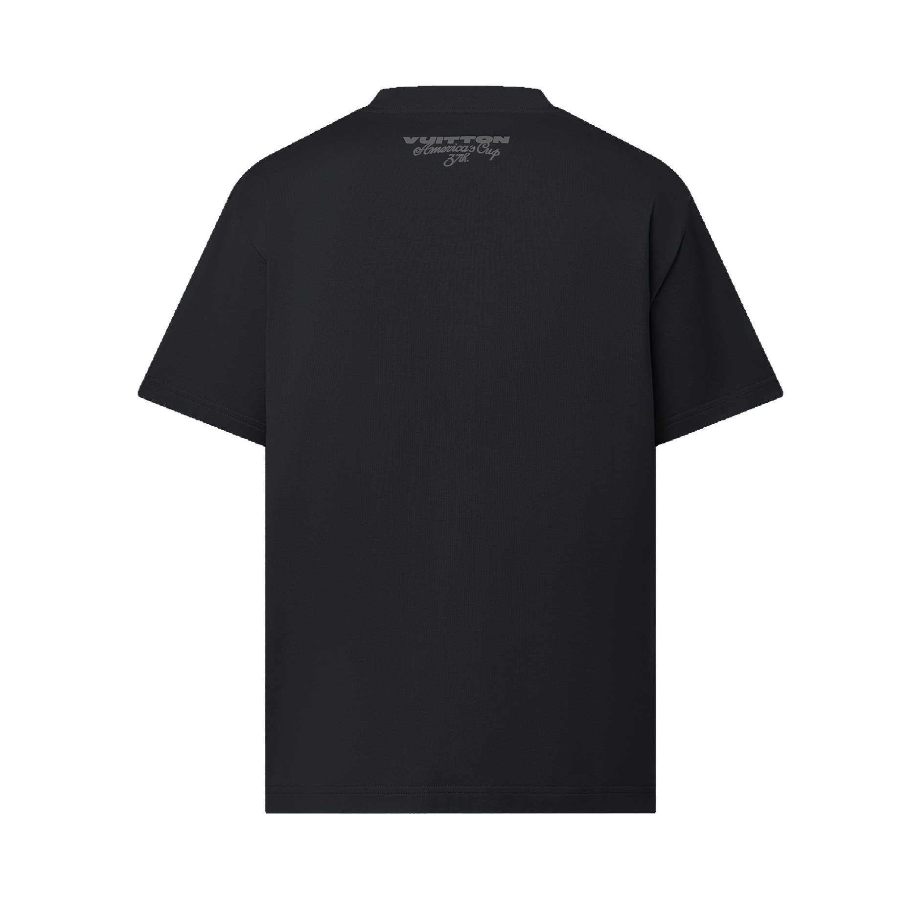 Second image of LV – Short-Sleeved Embroidered Cotton T-Shirt
