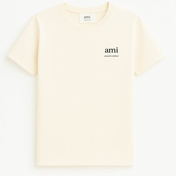 Ami Paris - Creamy T-Shirts