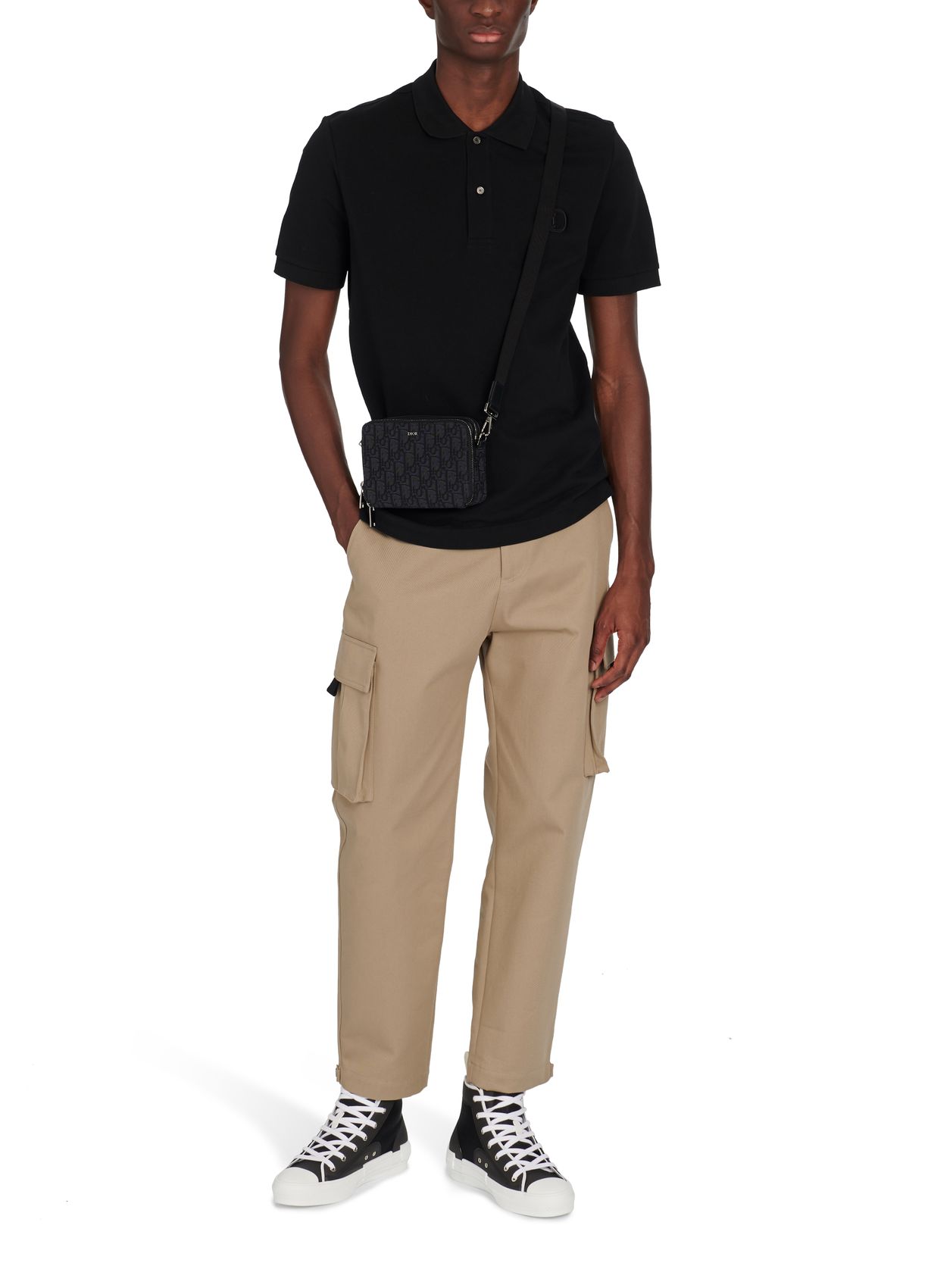 Polka dot short sleeve shirt
