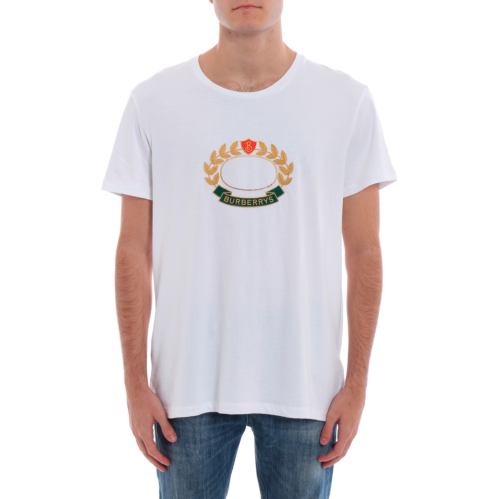 Second image of Burberry - Purley Laurel Logo T-shirt