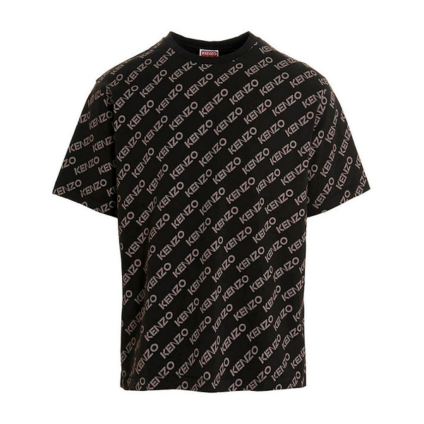 Kenzo - Logo print all over cotton T-shirt