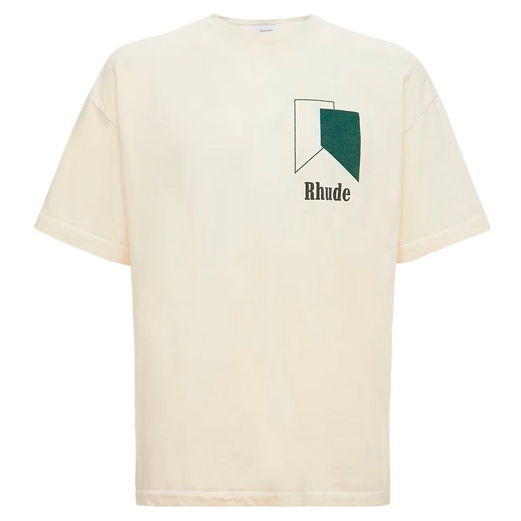 Rhude - Track printed cotton T-shirt